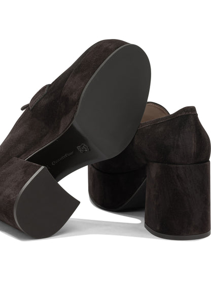 "Jenna 75MM" Heeled Loafers Loafers & Slippers