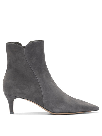 "Levy 55MM" Ankle Boots with Zipper Boots and Ankle Boots
