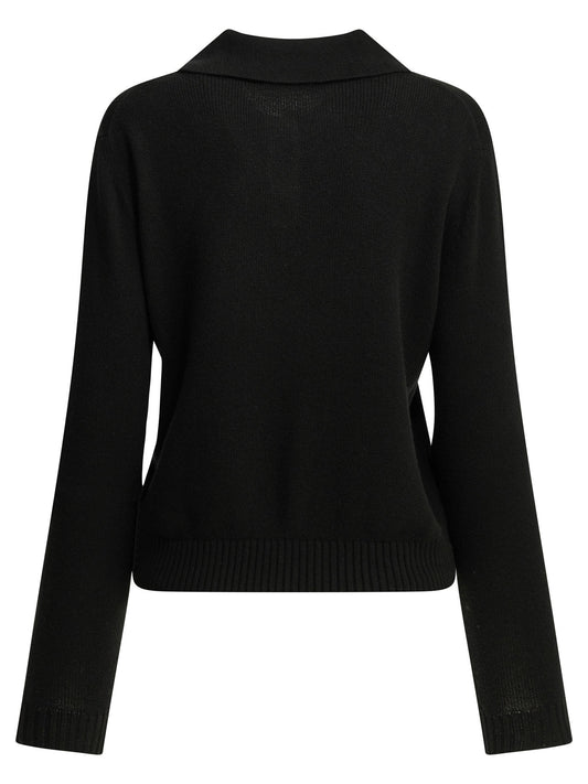 Logo polo sweater Knitwear