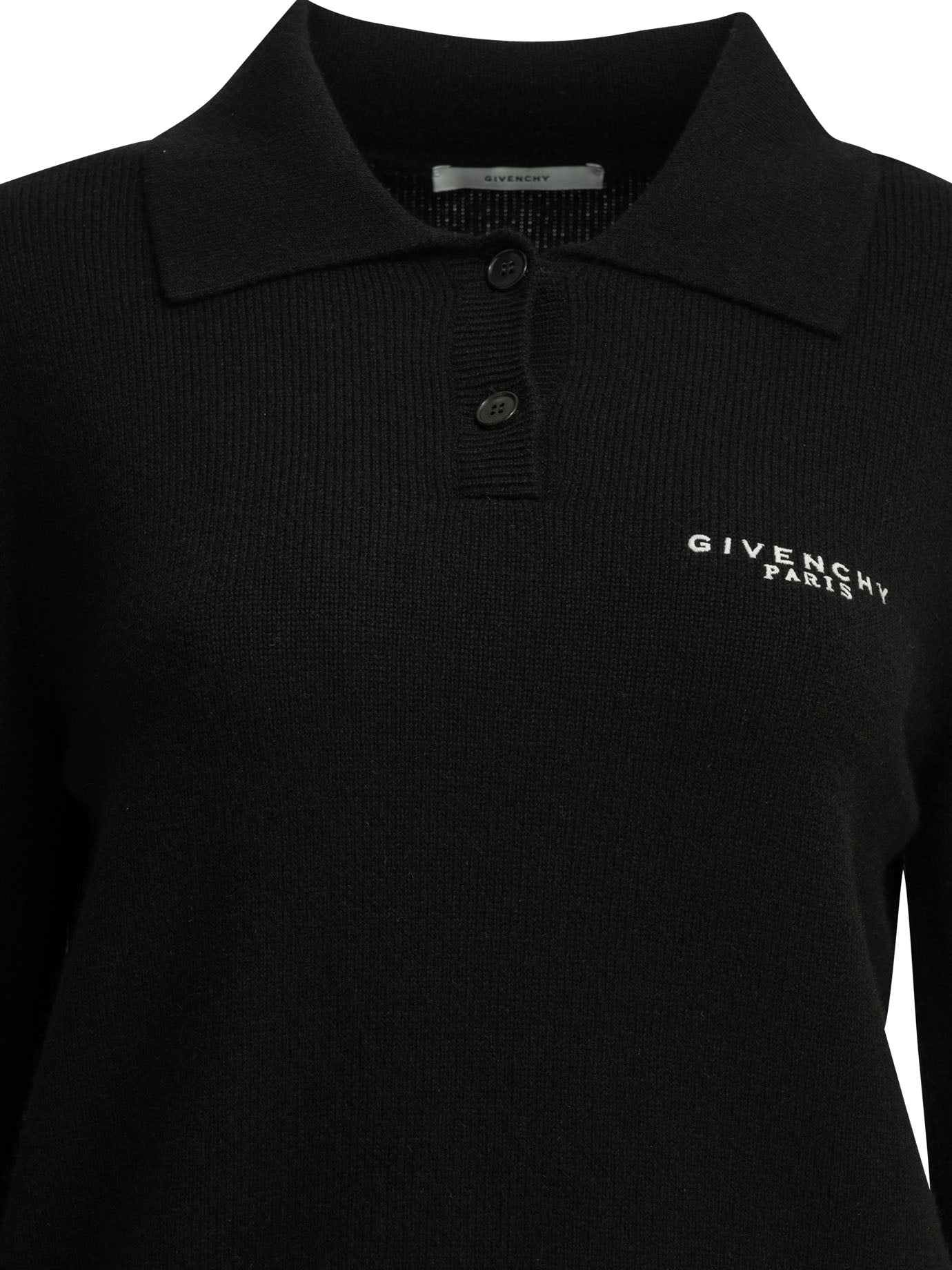 Logo polo sweater Knitwear