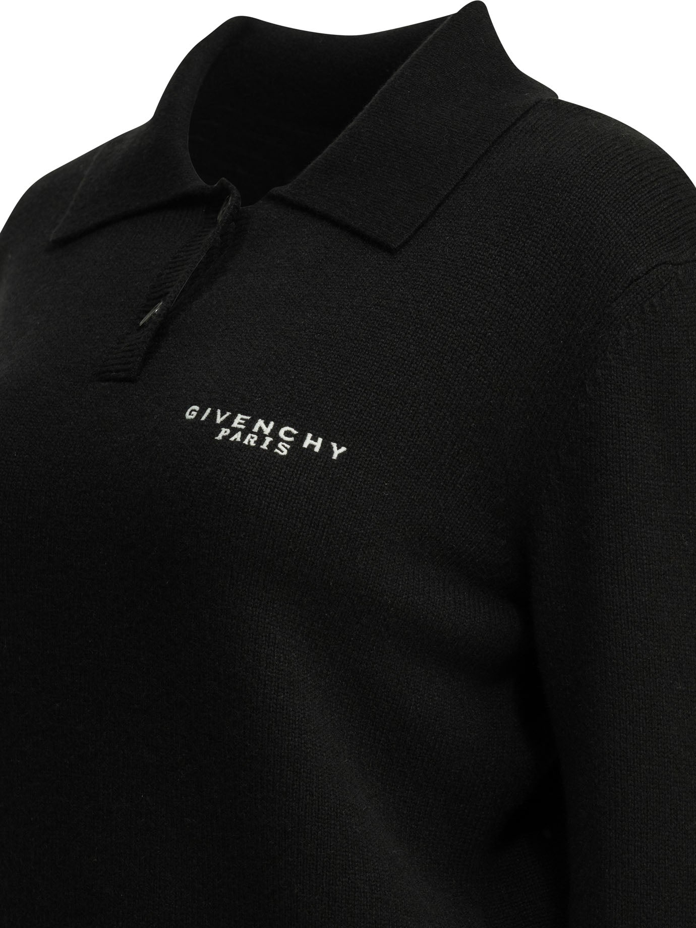 Logo polo sweater Knitwear