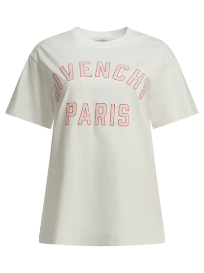 "Givenchy Paris" Crew-Neck T-Shirt T-shirts