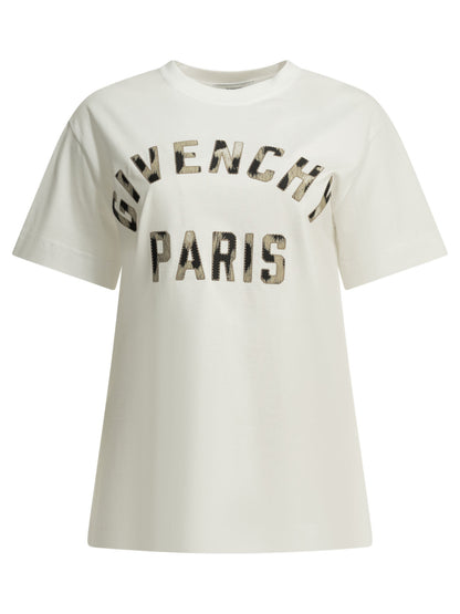 "Givenchy Paris" Crew-Neck T-Shirt T-shirts