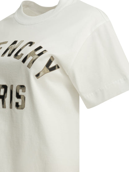 "Givenchy Paris" Crew-Neck T-Shirt T-shirts