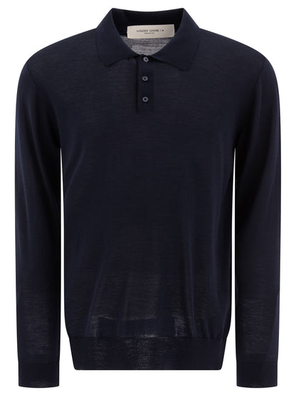 Wool Polo Sweater Knitwear