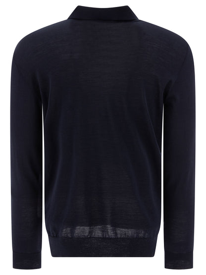 Wool Polo Sweater Knitwear