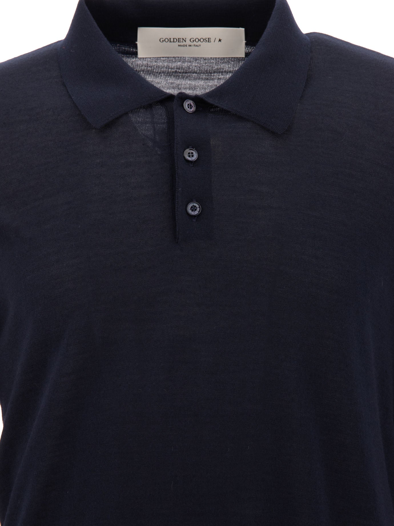 Wool Polo Sweater Knitwear