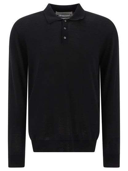 Wool Polo Sweater Knitwear