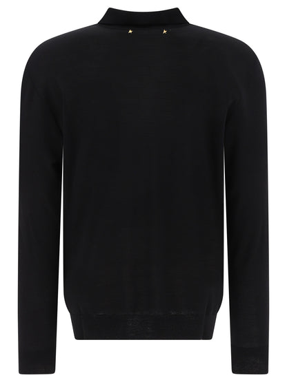 Wool Polo Sweater Knitwear