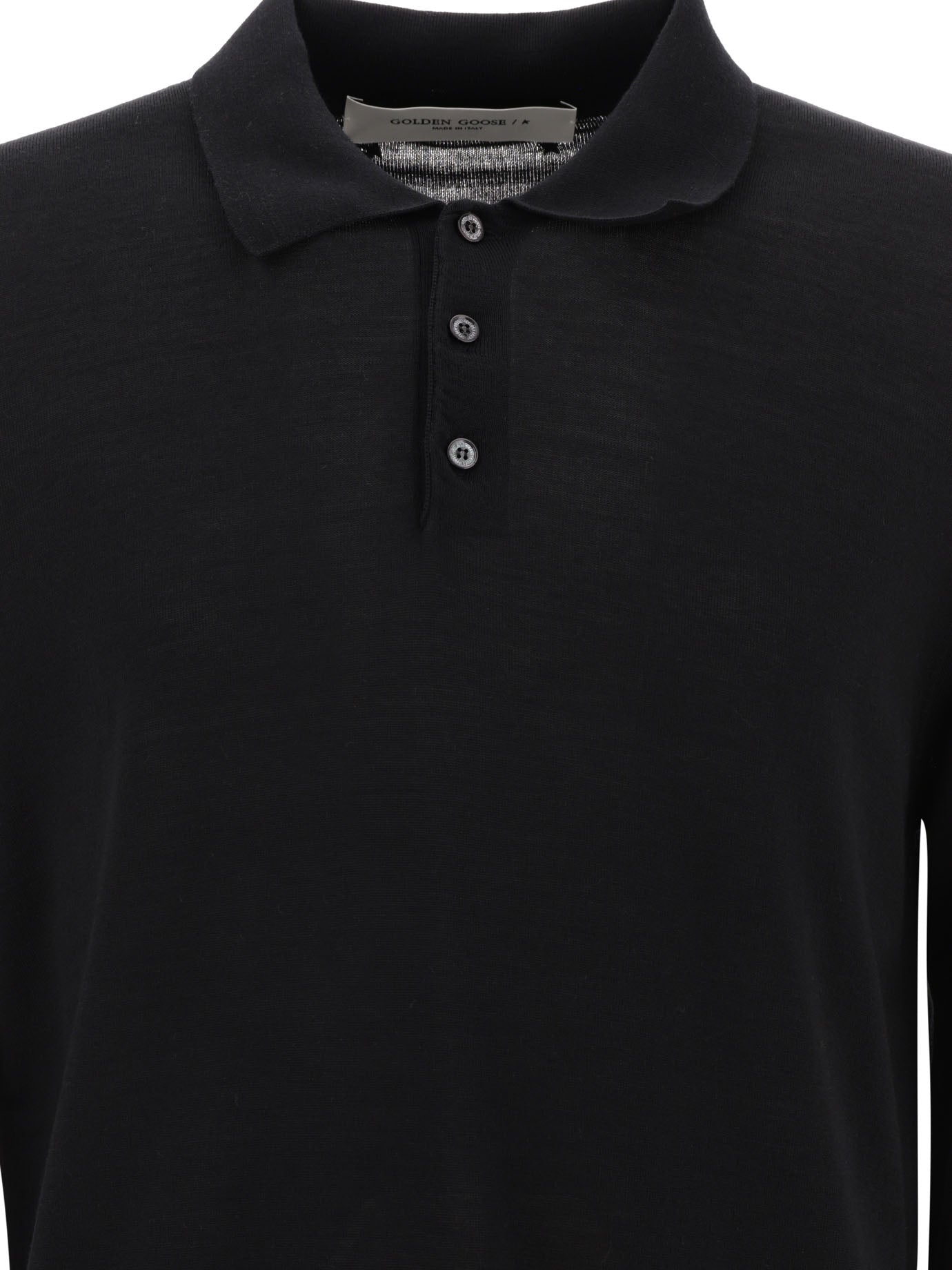 Wool Polo Sweater Knitwear