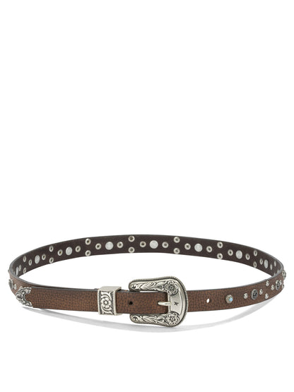 "Lace" Leather Belt Belts
