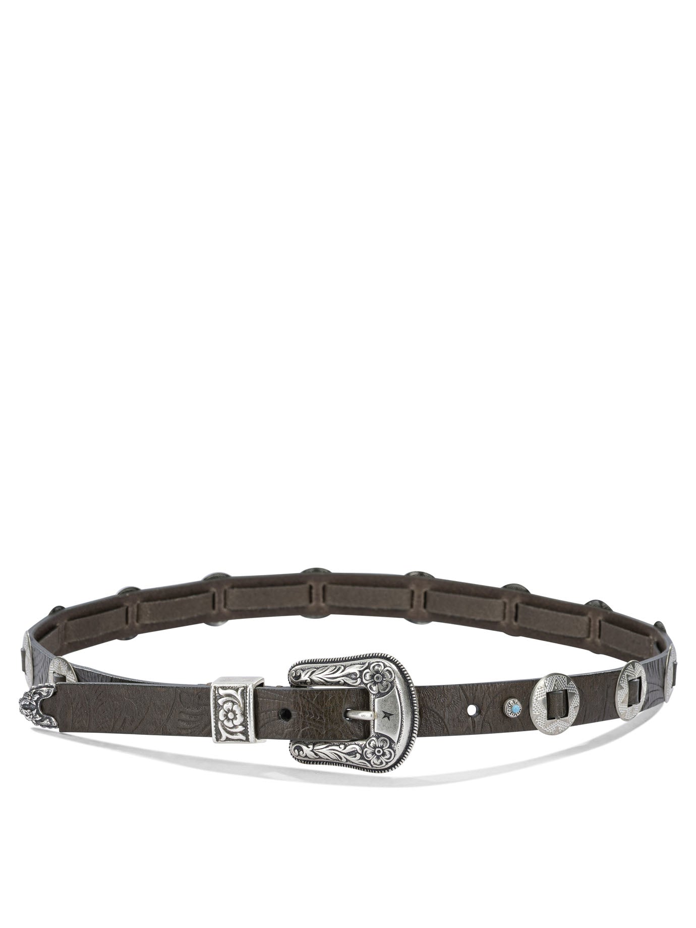 "Lace" Leather Belt Belts