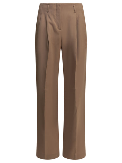 Wool gabardine pants Trousers