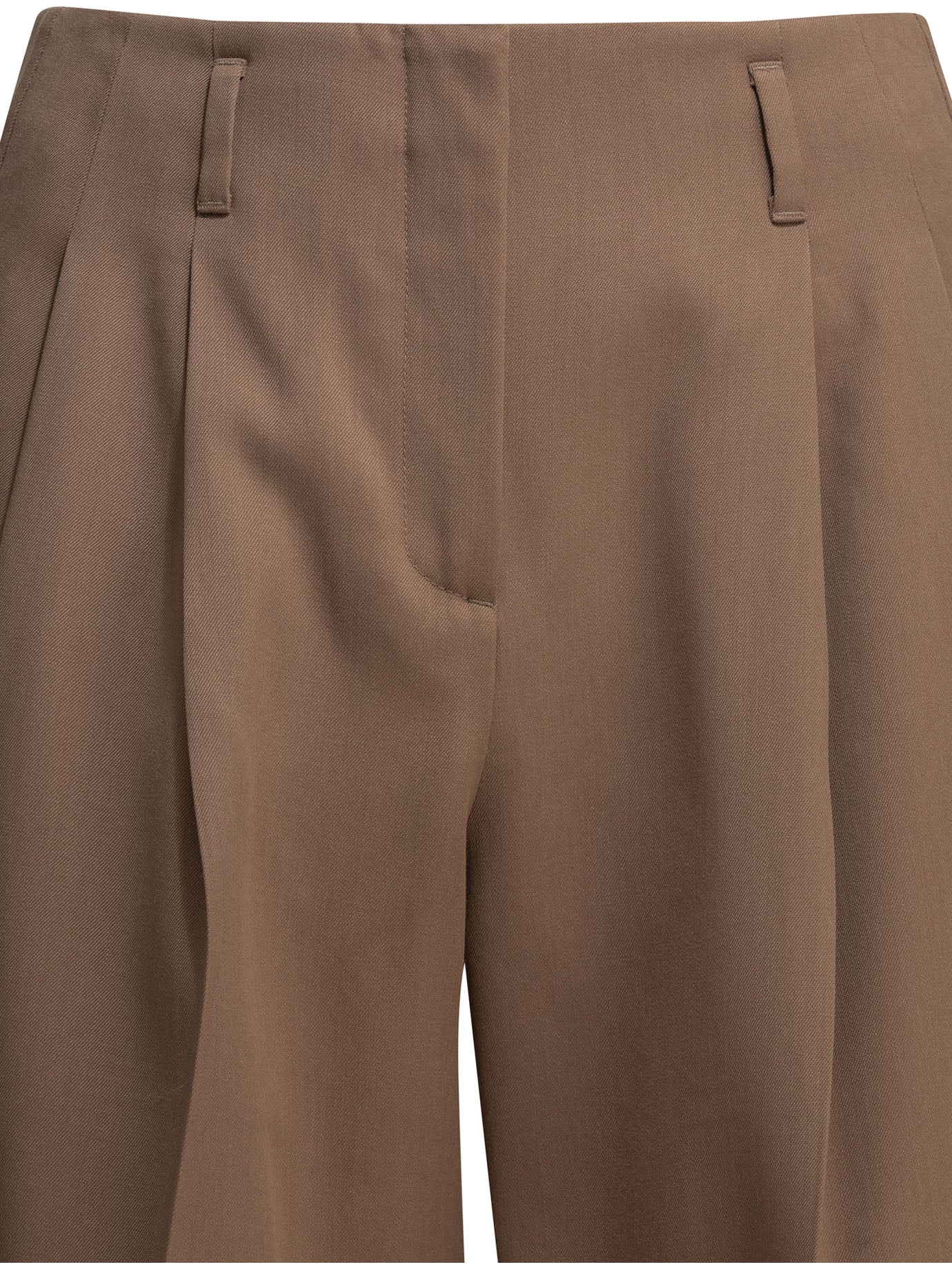 Wool gabardine pants Trousers