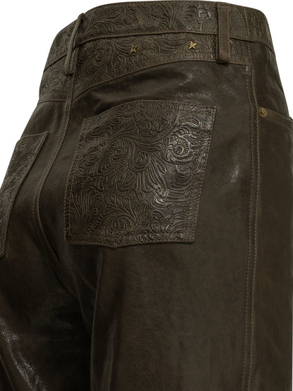 "Melany" Leather Pants Trousers