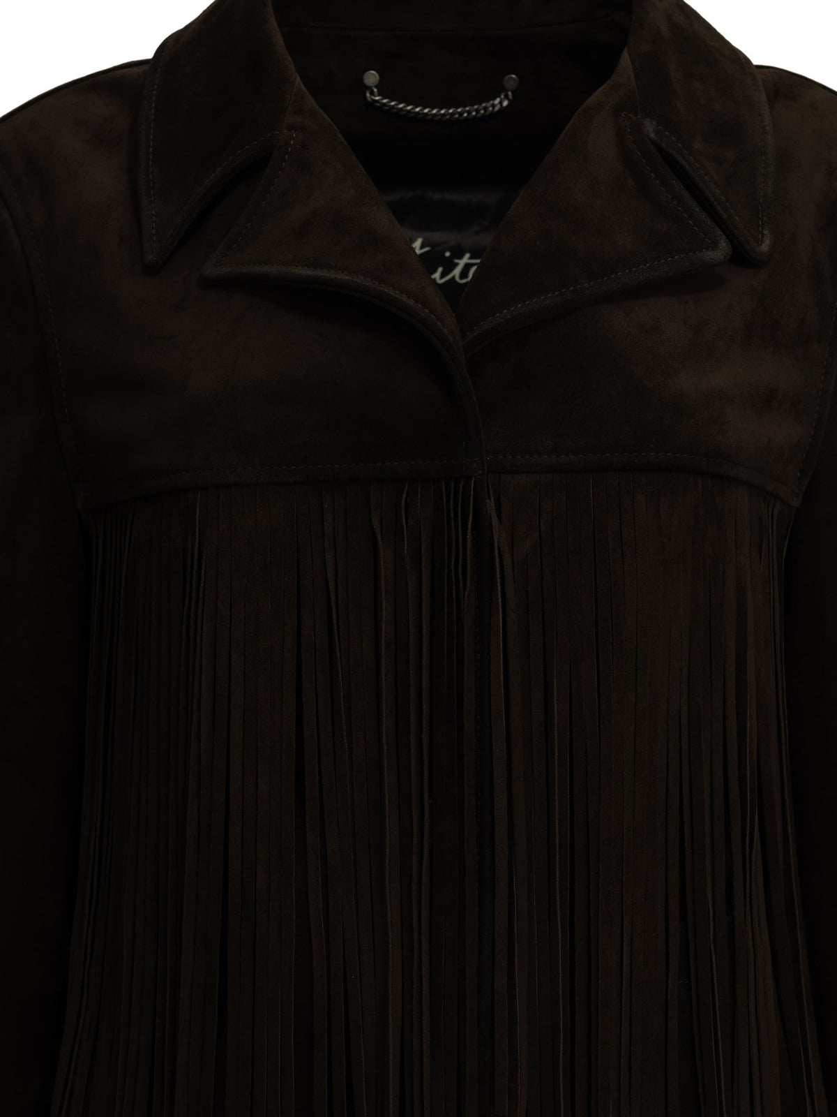 Fringed leather jacket Jackets and Coats