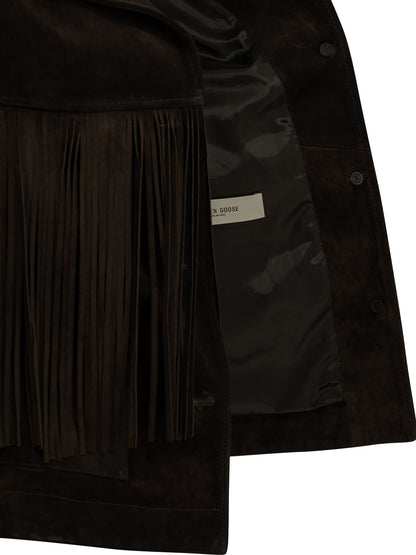Fringed leather jacket Jackets and Coats