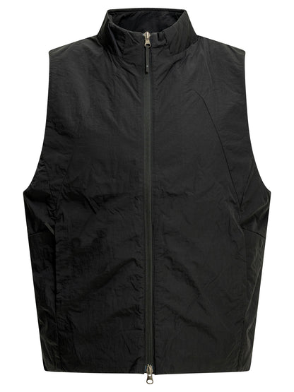 "Trajectory Back Pack" Sleeveless Jacket Jackets and Coats