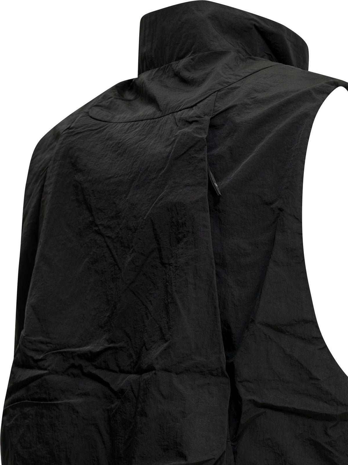 "Trajectory Back Pack" Sleeveless Jacket Jackets and Coats