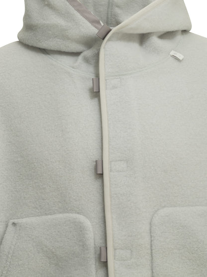 Wool-Blend Hooded Sweatshirt Sweatshirts