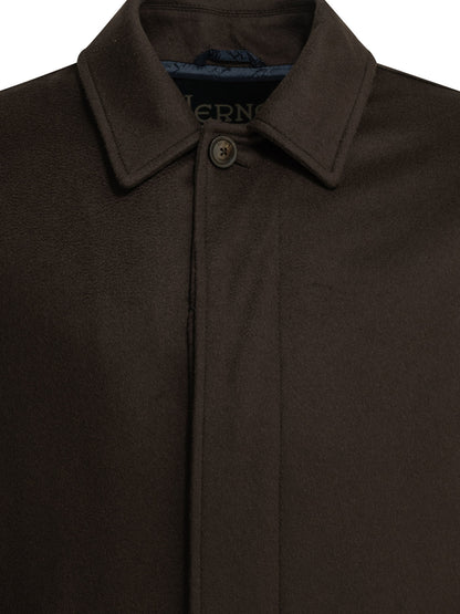 Long coat made of pure cashmere Jackets and Coats