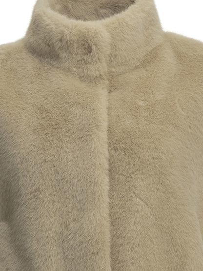 Sleeveless faux fur jacket Jackets and Coats