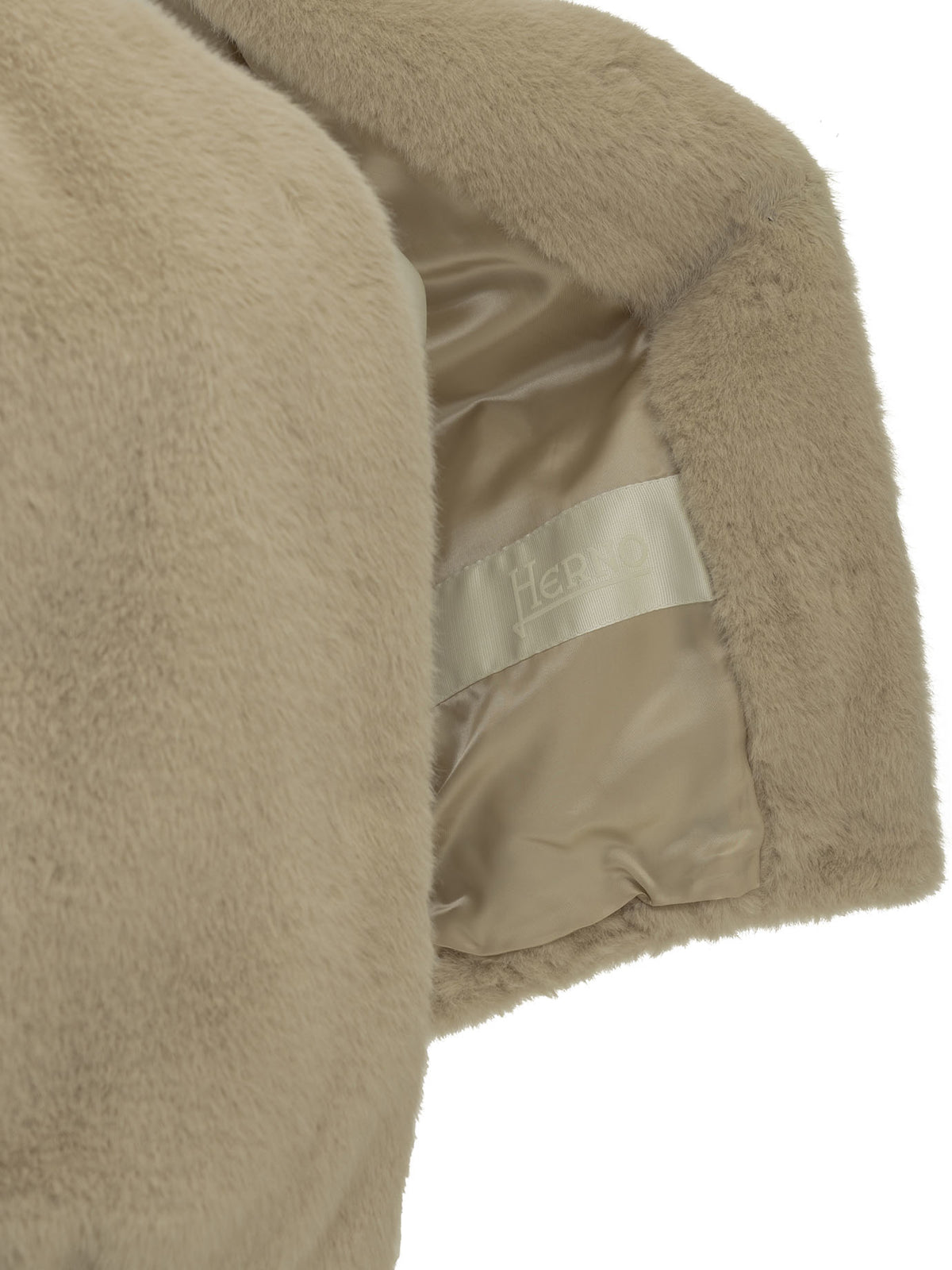Sleeveless faux fur jacket Jackets and Coats