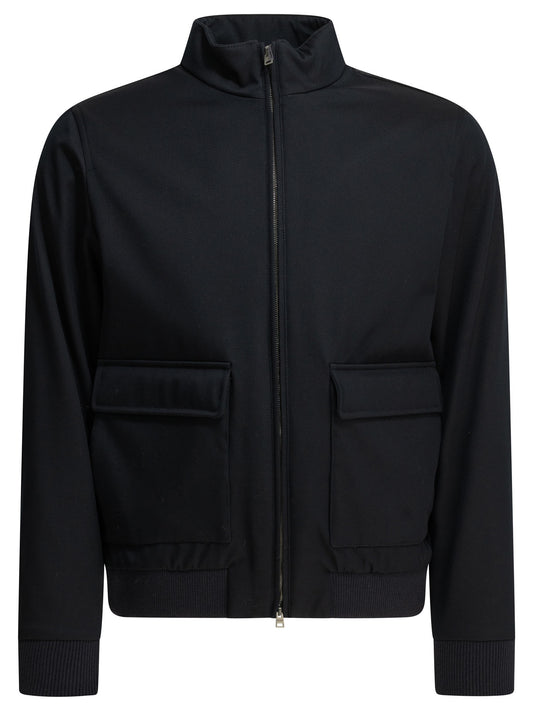 "3 Layers Wool Storm" Bomber Jacket Jackets and Coats