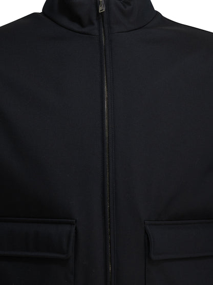 "3 Layers Wool Storm" Bomber Jacket Jackets and Coats