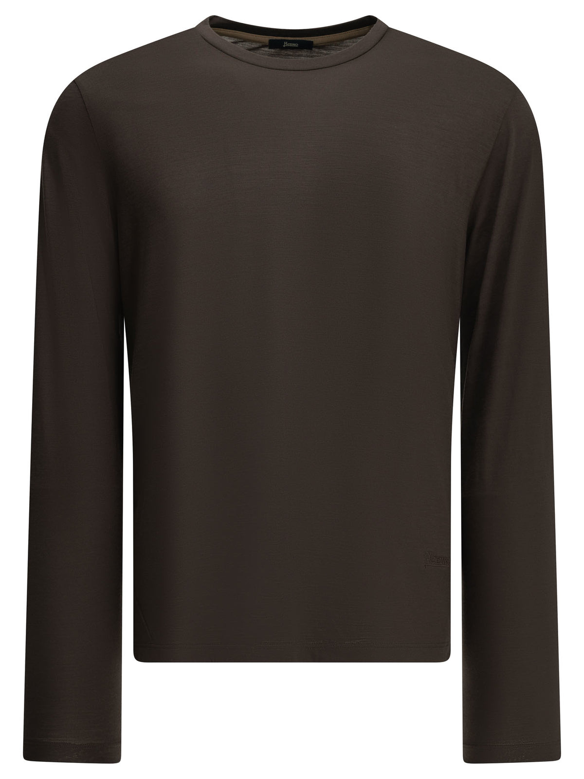 Round-neck wool T-shirt T-shirts