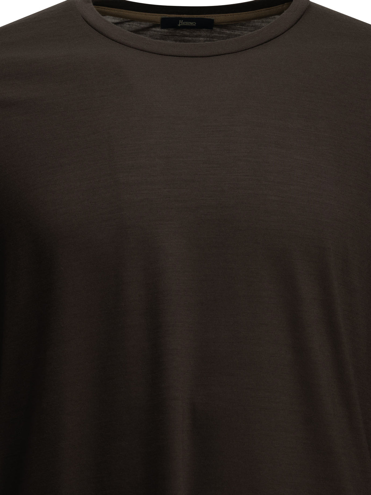 Round-neck wool T-shirt T-shirts