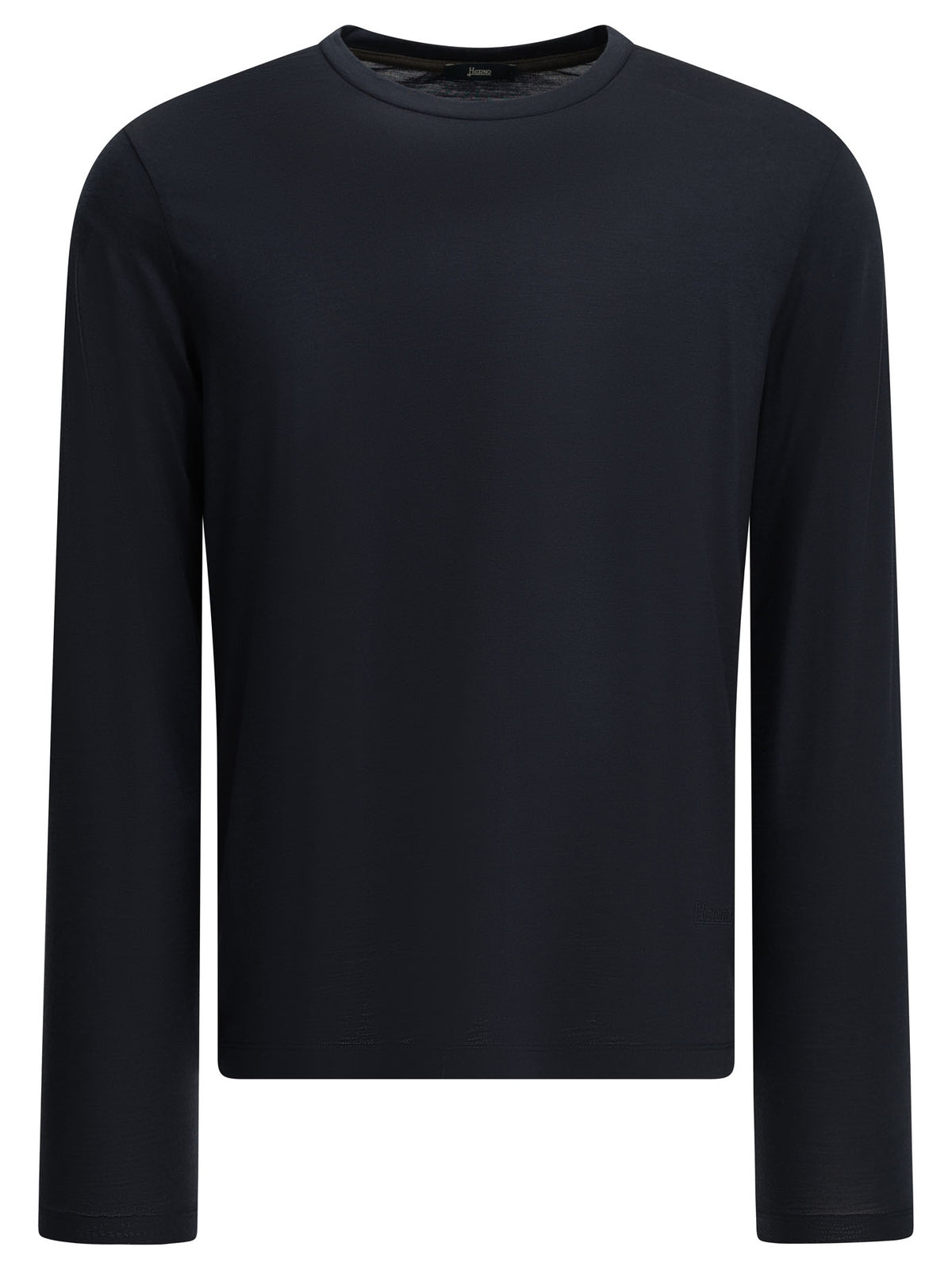 Round-neck wool T-shirt T-shirts