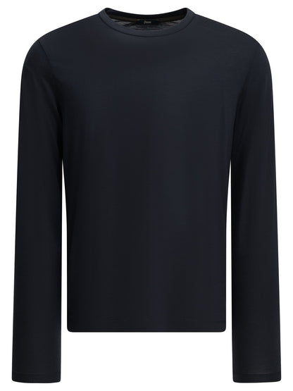 Round-neck wool T-shirt T-shirts