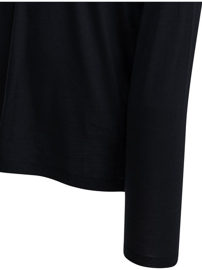 Round-neck wool T-shirt T-shirts