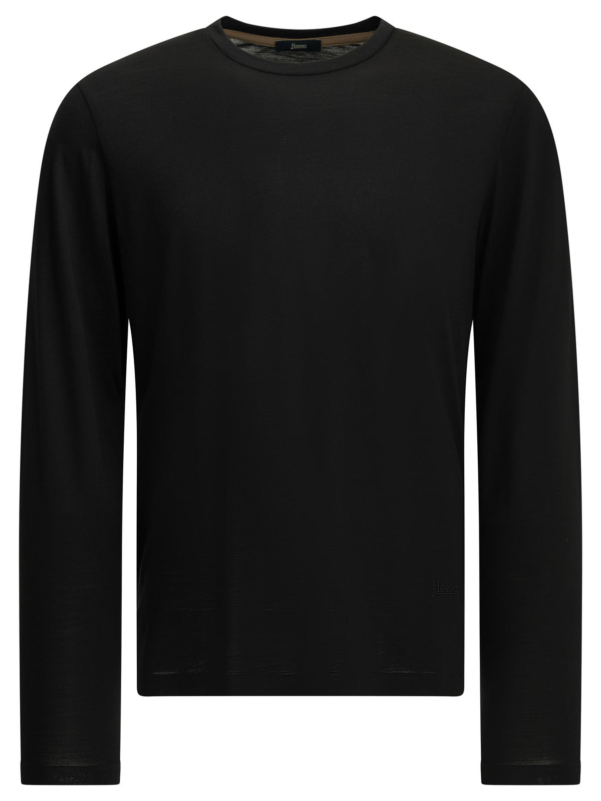 Round-neck wool T-shirt T-shirts