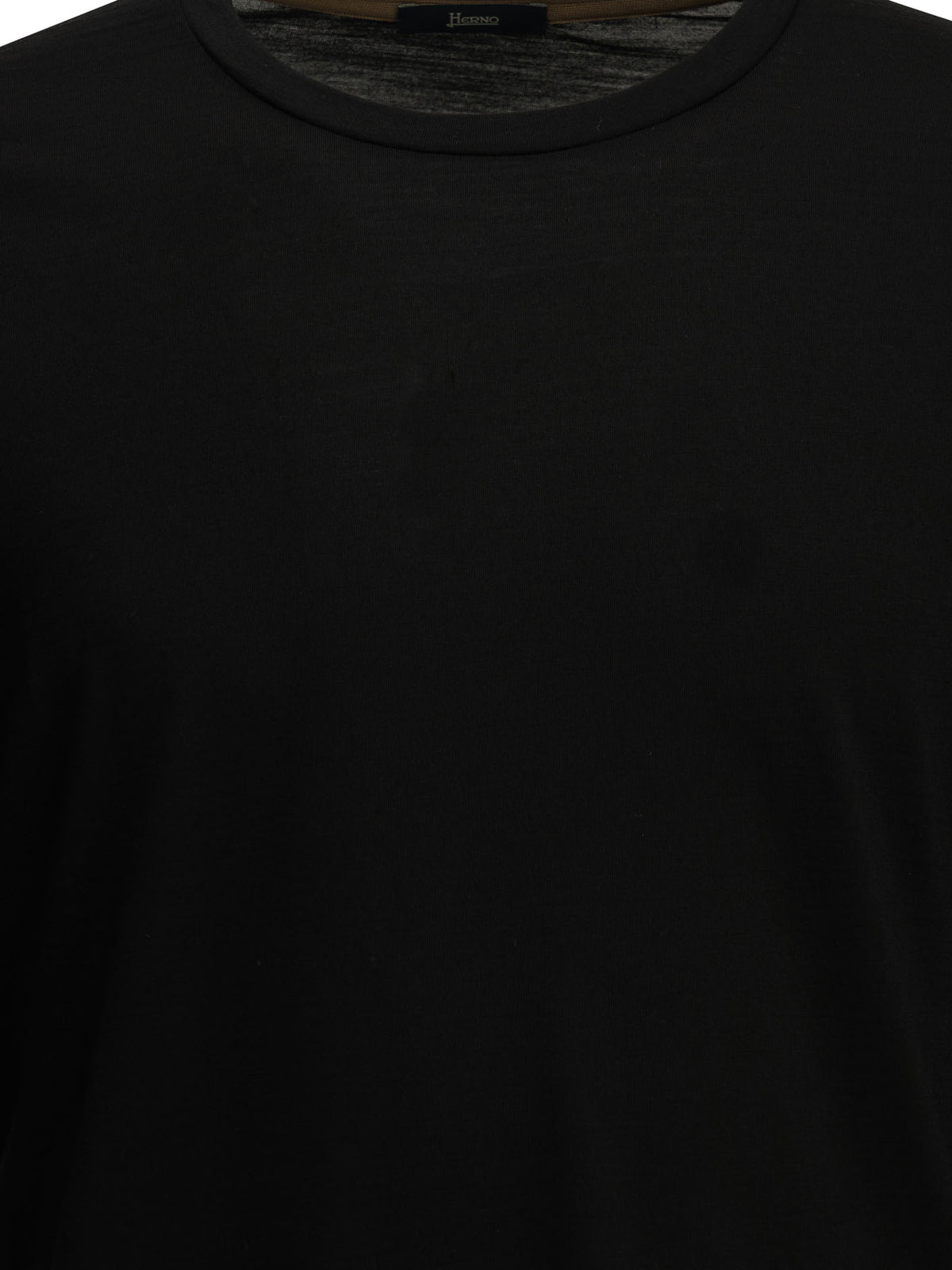 Round-neck wool T-shirt T-shirts