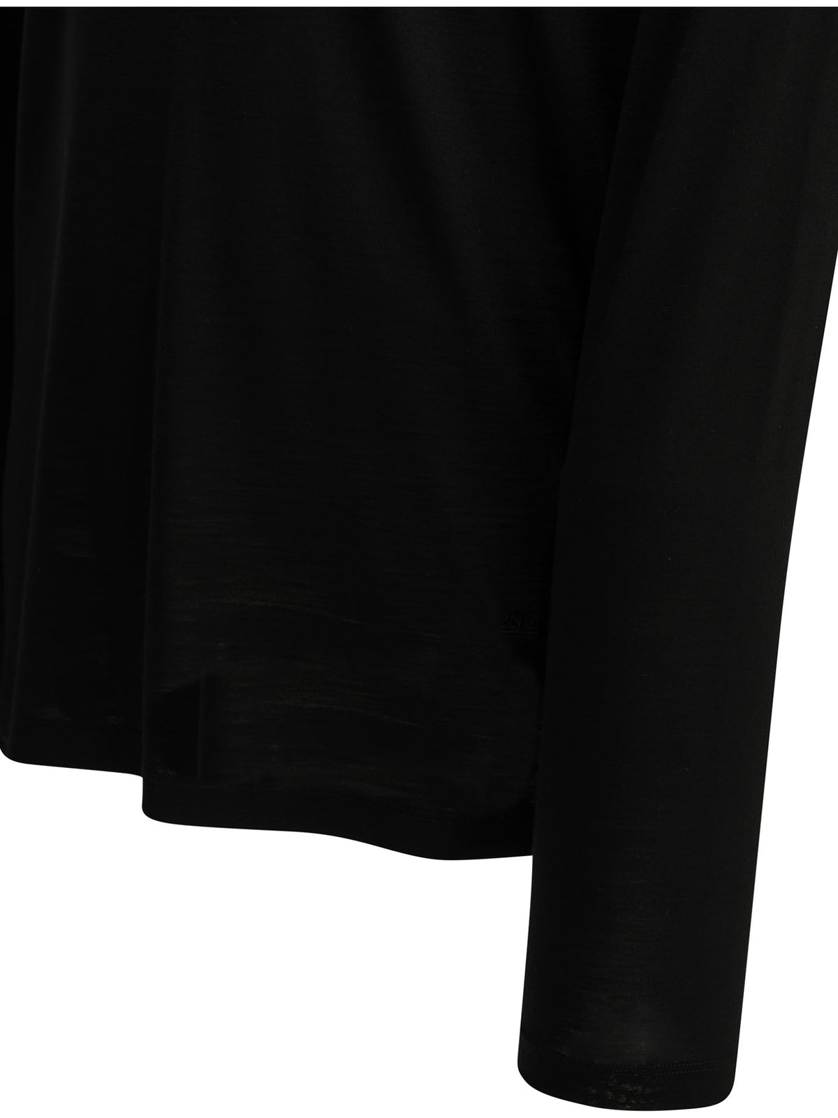 Round-neck wool T-shirt T-shirts