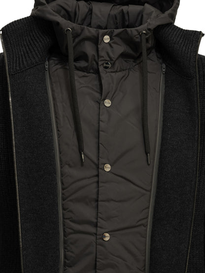 Virgin wool short down jacket Jackets and Coats