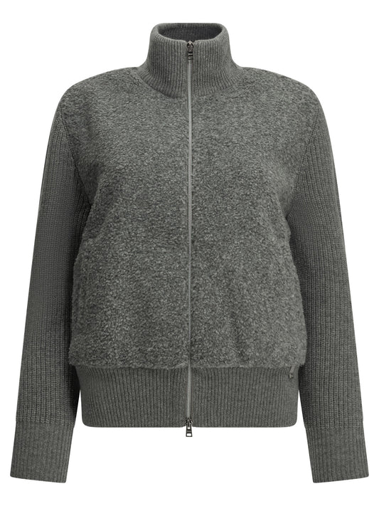 Pure wool zip-up sweater Knitwear