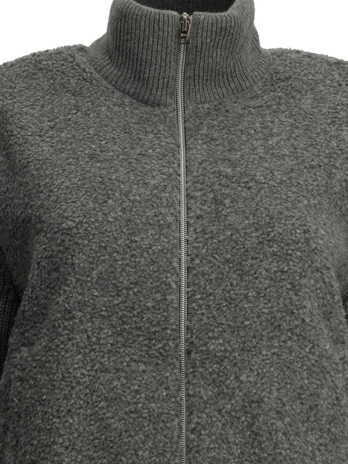 Pure wool zip-up sweater Knitwear
