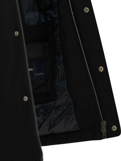 Short down jacket in stretch twill Jackets and Coats