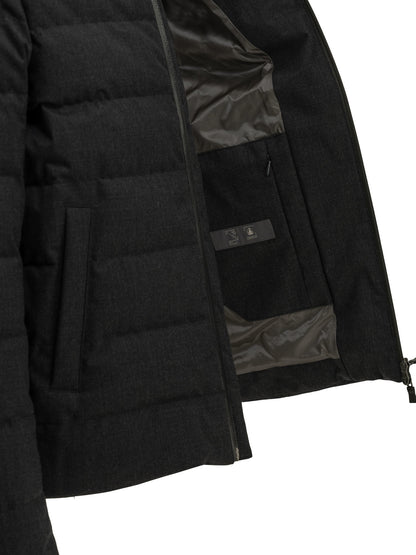 Short flannel down jacket Jackets and Coats