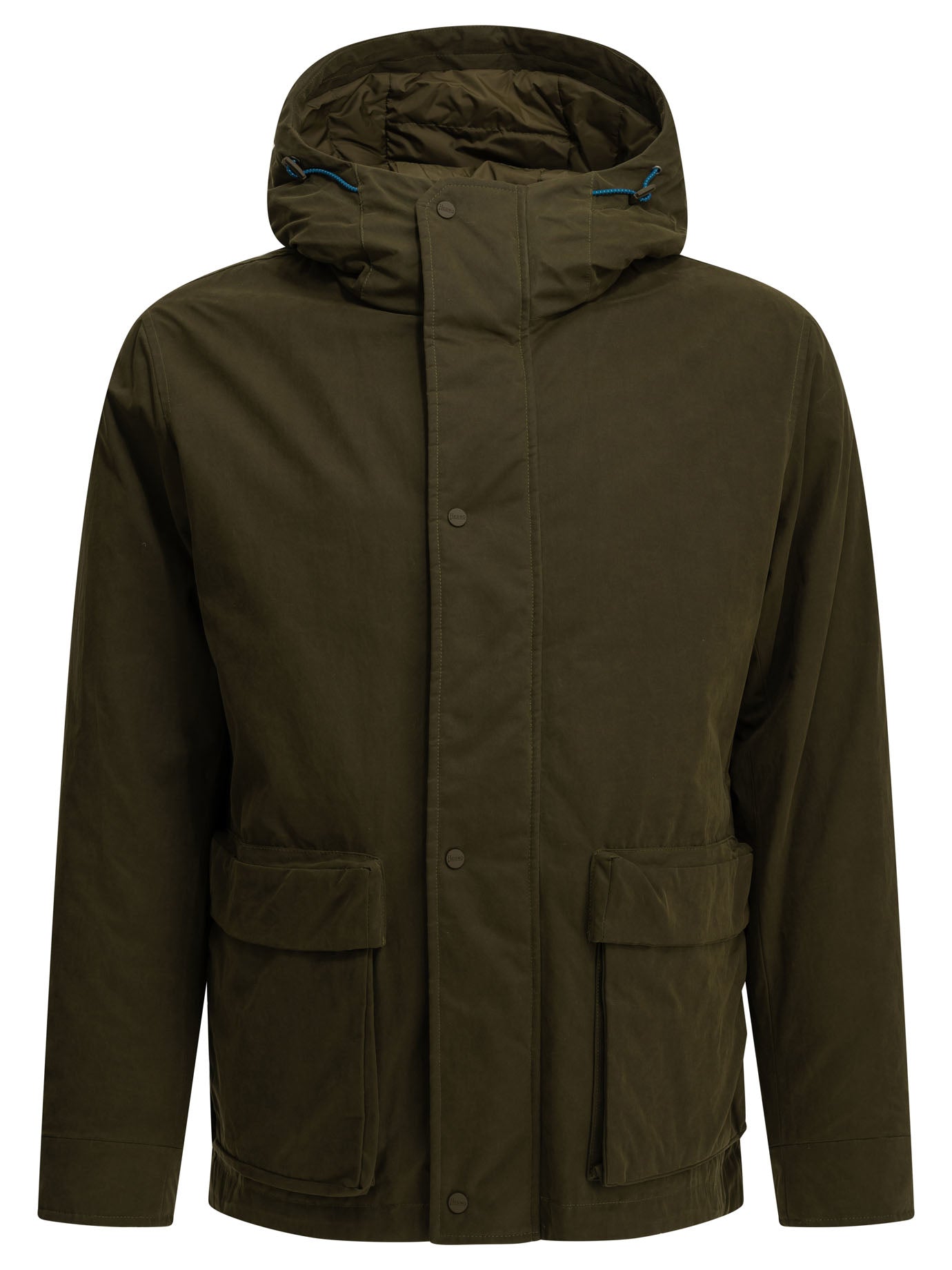Padded parka made of technical cotton Jackets and Coats