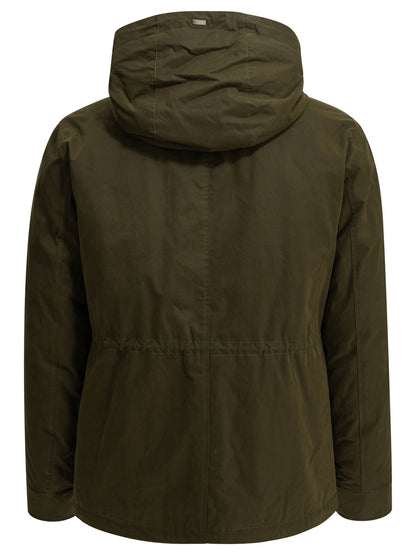 Padded parka made of technical cotton Jackets and Coats