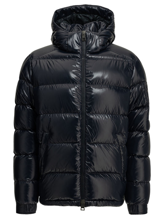 Short down jacket with logo Jackets and Coats