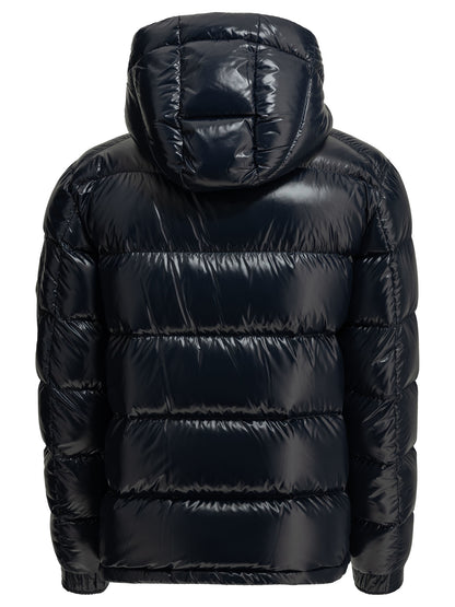 Short down jacket with logo Jackets and Coats