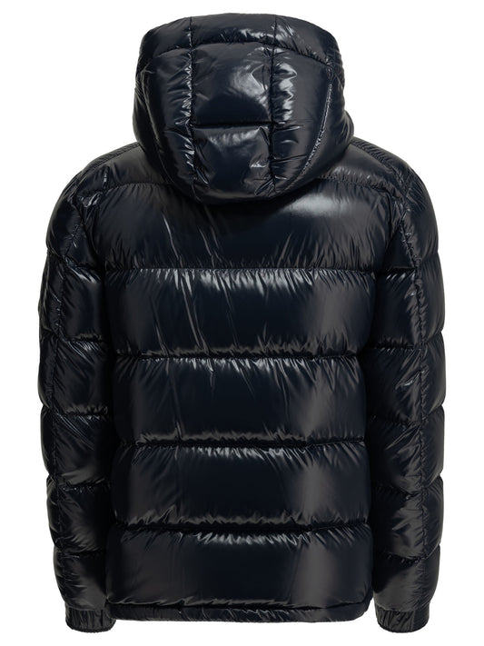 Short down jacket with logo Jackets and Coats