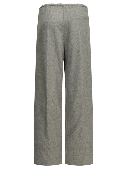 Casual silk and cashmere pants Trousers