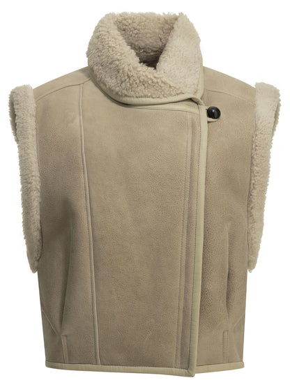"Alime" Sleeveless Jacket Jackets and Coats