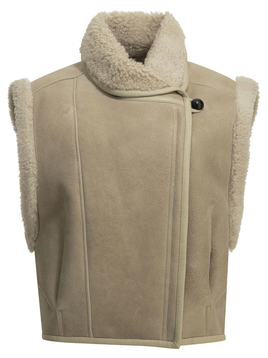 "Alime" Sleeveless Jacket Jackets and Coats